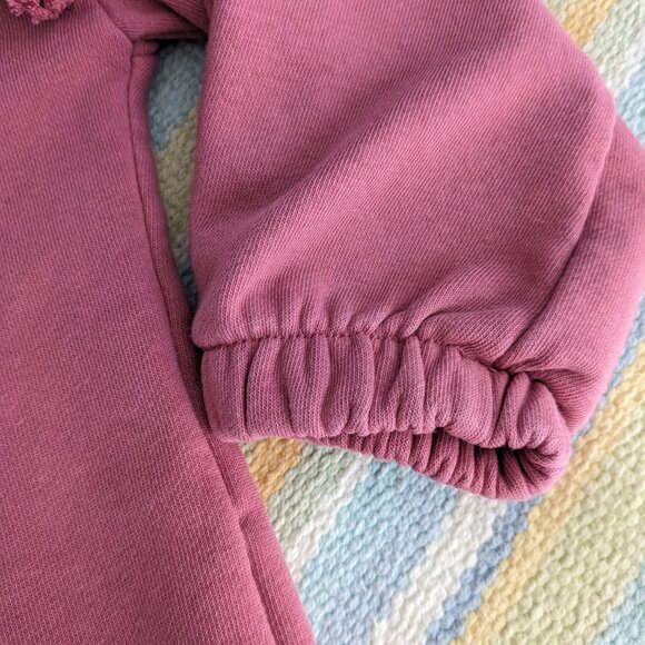 ⭐ Crewcuts pink terry sweatshirt size XXS (2-3T) - Picture 4 of 9